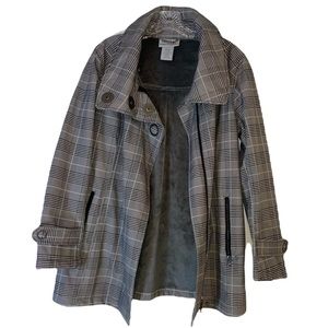 Free Country Plaid Jacket Coat Size Medium